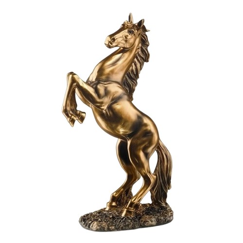 Horse figurine with textured - horse,