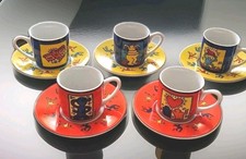 Set 5 Espressotassen/Untere