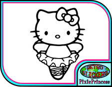 Hello kitty ballerina vinyl - hello,