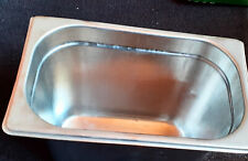 Set: 5 Stück GN Edelstahl Behäter 1/4 gebraucht