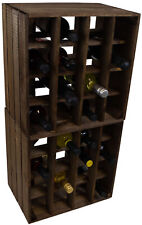 2er set Weinregal 16er dunkel