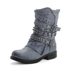 Damen stiefeletten biker boots - damen,