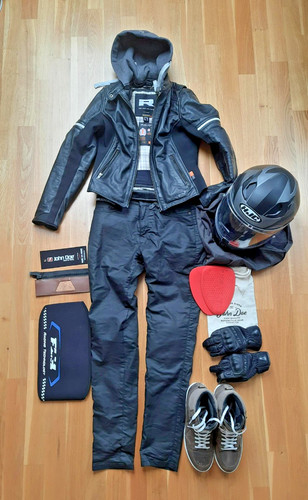 Motorrad damen set - motorrad,