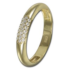 GoldDream Gold Ring 3-reihig