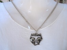 Halskette Panzerkette rhodium