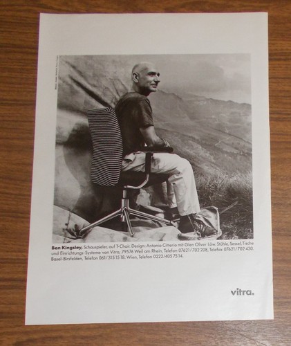 Seltene werbung vitra chair - werbung,