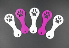 5x Einkaufswagenchip Pfote SOFORT abziehbar Einkaufswagenlöser Schlüsselanhänger