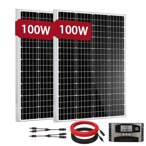 Solarpanel kit 200w mono - kit,