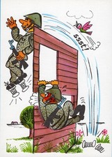 112/525 AK SOLDAT STAHLHELM - SPIELPLATZ FÜR SOLDATEN ? VOGEL BLUME