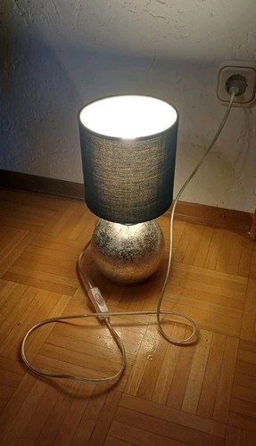 Schwarze nachttischlampe - schwarze,