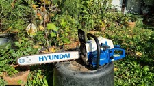 Kettensäge Hyundai,  3,9 PS, Motorsäge, an Bastler weil Tank leider undicht