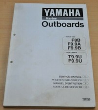 Yamaha Marine F8B F9.9A F9.9B T9.9U F9.9U Motor Aussenborder Werkstatthandbuch  