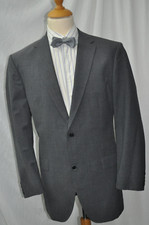 ROY ROBSON SAKKO Tuch SUPER100´S  Gr.102 (52-54groß-schlank) GRAU-DUNKELGRAU