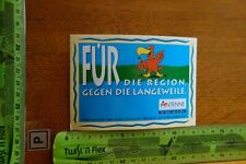 Alter Aufkleber TV Fernsehen Radio Sender ANTENNE BRANDENBURG (E)