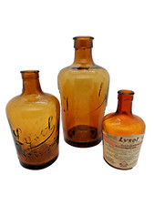 +ANTIK+ SET Giftflaschen / Lysol Desinfektionsmittel / seltene Prägung / Etikett um 1900