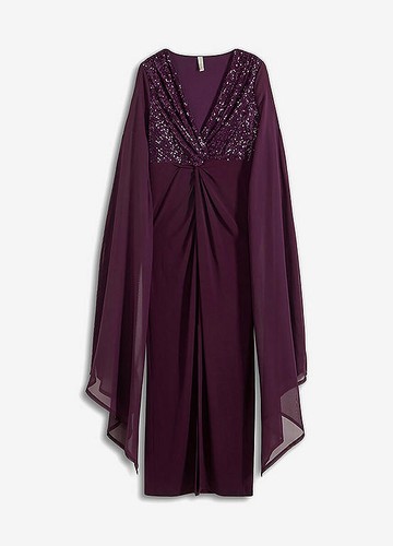 Maxikleid mit pailletten und - mit,