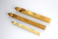 XXL Häkelnadel Holz einzeln Wahl 4 * 5 * 6 * 8 * 9 10 12 * 20 * 25 mm Bambus