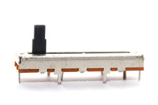 ALPS Japan Schiebe-Poti / Slide Potentiometer, 100 kOhm, Schiebeweg 35 mm, NOS