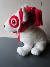 Target Pitbull Plüschtier  Bullterrier Werbefigur  Stofftier Hund 35cm