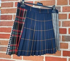 ZARA Faltenrock kariert