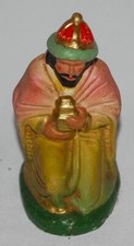 Krippenfigur, Heilige drei Könige Pappmache, Figur, Krippe, Weihnachten, Marolin