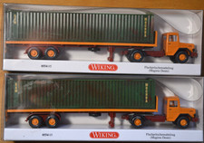 Wiking 055405 - 2 Stück Magirus Deutz Flachpritschen-SZ 40 FussCon -OVP-rar-TOP