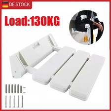 Duschklappsitz für Wandmontage, bis130 kg - Klappsitz Dusche hochklappbar DE