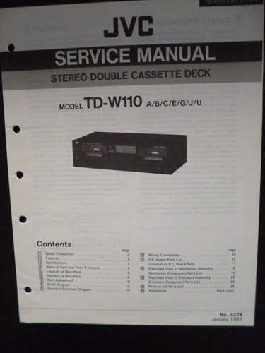 Original service manual jvc - manual,