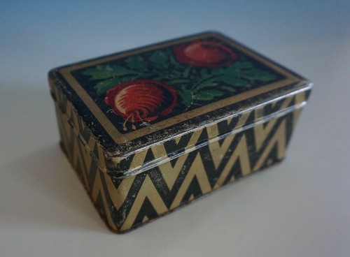 Alte jugendstil blechdose - blechdose, dose