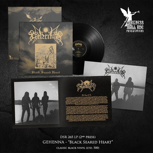 Gehenna black seared heart - black,