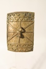 Altes Goldgewicht Akan Ashanti Schild HO11 Old Goldweight shield poid bouclier