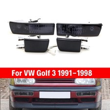 Nebelscheinwerfer mit Blinker Schwarz Klarglas für VW Golf 3 91-98