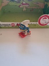 Schlumpf Schlümpfe -  Skifahrer