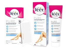 Veet Kaltwachsstreifen mit Easy-Gelwax Technology 10 x Doppelstreifen à 20 Anwen