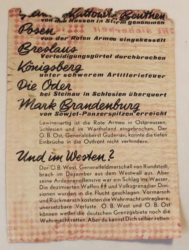 1944 wehrmacht flugblatt mark - 1944,