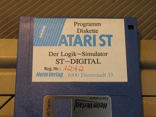 Atari Software Diskette : ST-Digital Der Logik-Simulator, ( Heim Verlag )