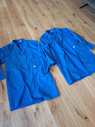 Arbeitskittel blau 56 - 2x,