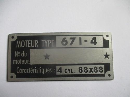 Typenschild renault lkw - typenschild,