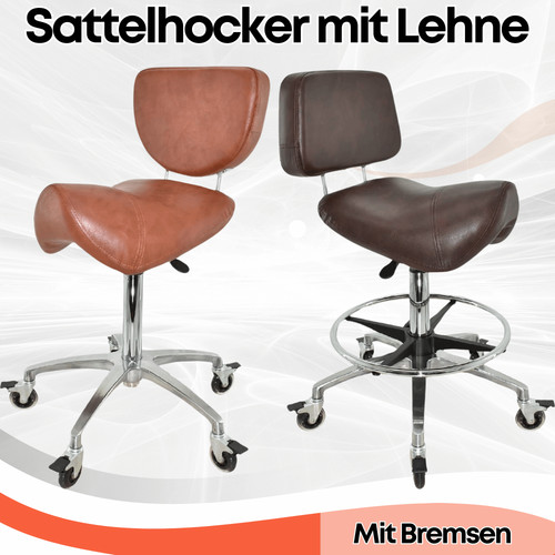 Sattelhocker mit lehne - sattelhocker,