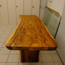 Baumstamm massivholz esszimmer - baumstamm,