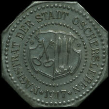 NOTGELD: 50 Pfennig 1917, Zink. Funck 412.3. OSCHERSLEBEN / PROVINZ SACHSEN.