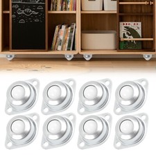 8X Kugelrollen Möbelrollen