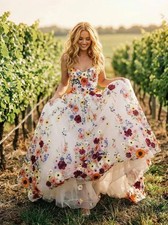 Garten Hochzeit Brautkleid