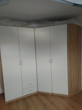 Eck-Kleiderschrank, H/B/T
