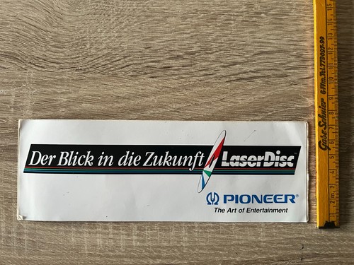 Pioneer laserdisc sticker - ,
