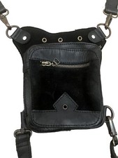 ECHT LEDER Biker Gürteltasche