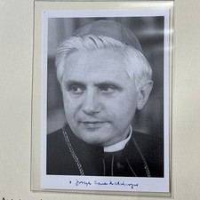 JOSEPH KARDINAL RATZINGER - PAPST BENEDIKT XVI - Autogrammkarte