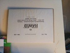 10hawid klemmtaschen für Briefmarkenbocks schwarz148x105