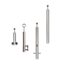 Edelstahl Pfosten Brüstung