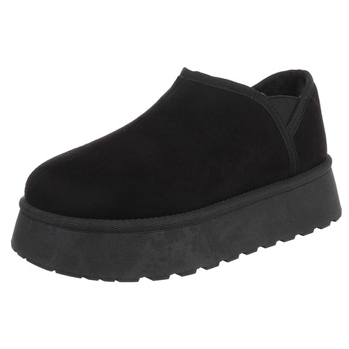 Damen snowboots mit dekofell - mit,